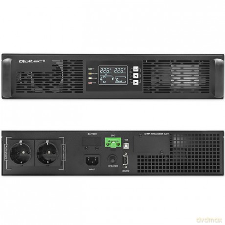 Zasilacz awaryjny UPS do RACK | 1kVA | 1000W | Power Factor 1.0 |LCD | On-line