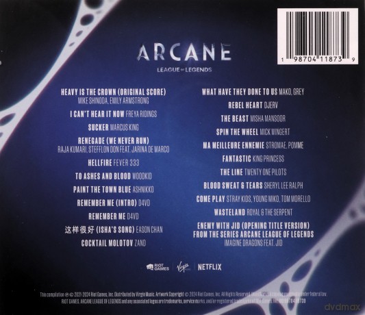 Arcane League Of Legends: Season 2 soundtrack [CD]