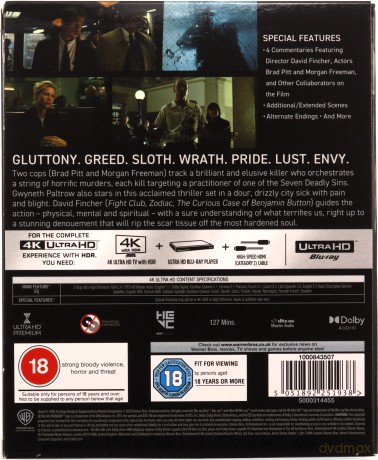 Se7en (Siedem) [Blu-Ray 4K]