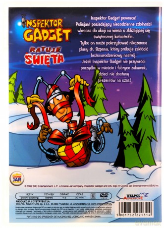Inspektor Gadget Ratuje Święta [DVD]