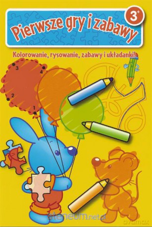 Pierwsze gry i zabawy 3+ żółta [KSĄŻKA]