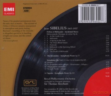 Sir Thomas Beecham: Groc-Tapiola, Oceanides & Pelleas [CD]