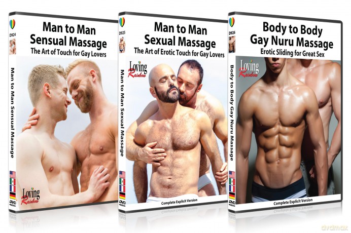 3 DVD Set - Man to Man Sensual Massage - Man to Man Sexual Massage - Body to Body Gay Nuru Massage [DVD]