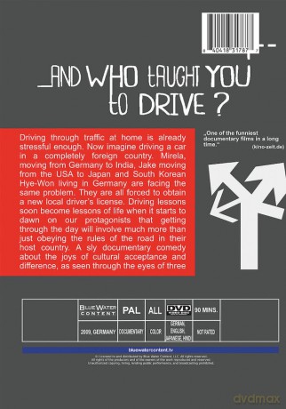 And Who Taught You To Drive [DVD]
