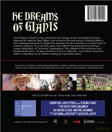 He Dreams of Giants (Don Gilliam i olbrzymy) [Blu-Ray]