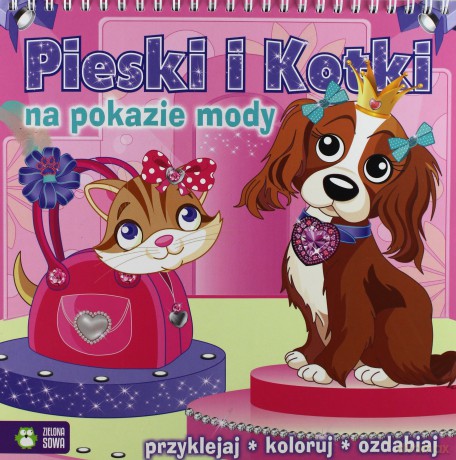 Pieski i kotki na pokazie mody [KSĄŻKA]