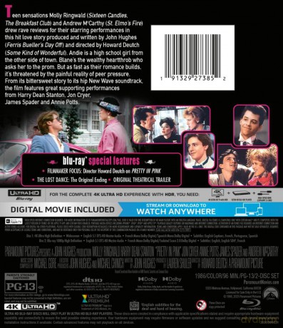 Pretty in Pink (Dziewczyna w różowej sukience) [Blu-Ray 4K]+[Blu-Ray]