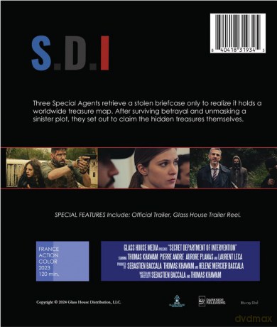 S.D.I Secret Department of Intervention [Blu-Ray]