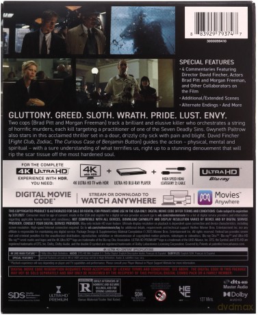 Se7en (Siedem) [Blu-Ray 4K]