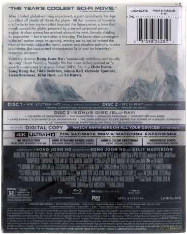 Snowpiercer (Snowpiercer: Arka przyszłości) (steelbook) [Blu-Ray 4K]+[2xBlu-Ray]