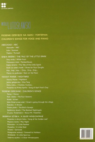 Piosenki dziecinne na głos i fortepian [KSĄŻKA]
