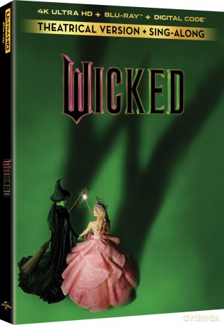 Wicked (Exclusive Limited-Edition Giftset with Gold Tone Metal Bookends) [Blu-Ray 4K]+[Blu-Ray]