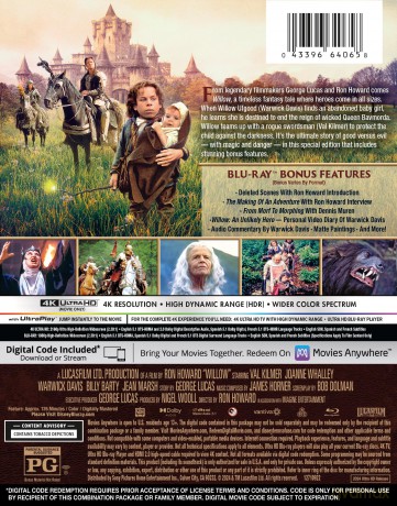 Willow (steelbook) [Blu-Ray 4K]+[Blu-Ray]