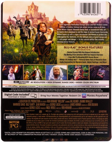 Willow (steelbook) [Blu-Ray 4K]+[Blu-Ray]