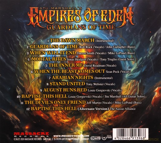Empires Of Eden: Guardians Of Time [CD]