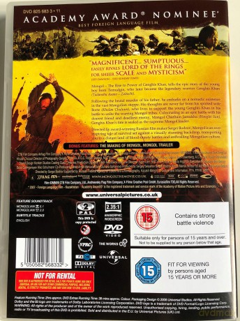 Mongol - The Rise To Power Of Genghis Khan [DVD]
