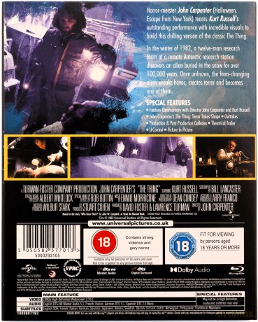 The Thing (1982) (Coś) [Blu-Ray]
