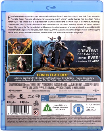 The Wild Robot (Dziki robot) [Blu-Ray]