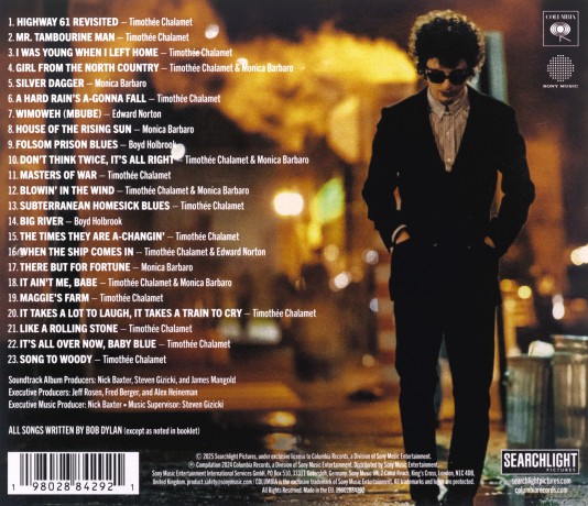 A Complete Unknown soundtrack (Kompletnie nieznany) (Timothee Chalamet) [CD]