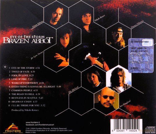 Brazen Abbott: Eye Of The Storm [CD]