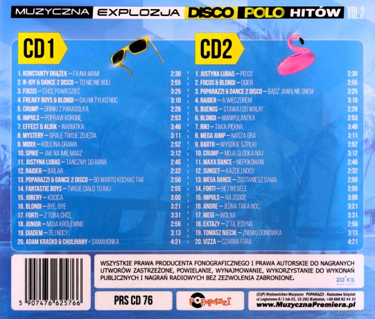 Muzyczna Explozja Disco Polo Hitów. Vol. 2 [2CD]