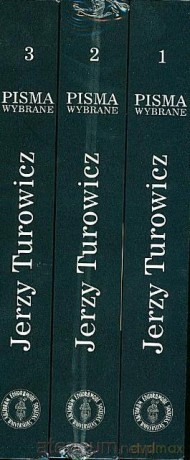 Pisma wybrane T.1-3 - Jerzy Turowicz [KSĄŻKA]