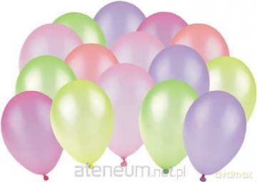 Balony neonowe 24cm 15szt