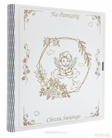 Biblia. Pamiątka Chrztu Św. srebrna - Aniołek - Lizzie Ribbons, Paola Bertolini Grudina [KSIĄŻKA]