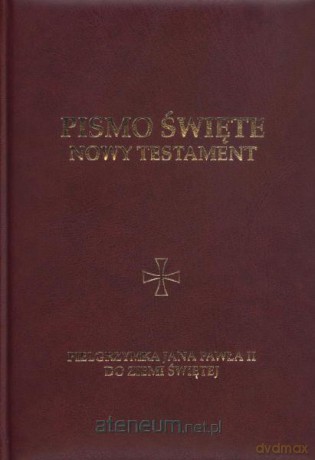 Pismo święte NT - Pielgrzymka JP II do ziemi św. [KSĄŻKA]