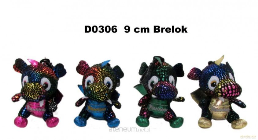 Brelok smok Kraków 9cm MIX