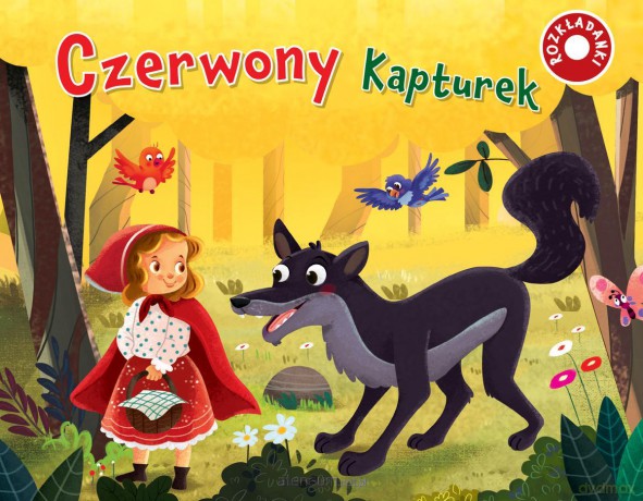Czerwony Kapturek. Rozkładanki - Jul Łyskawa [KSIĄŻKA]