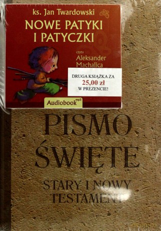 Pismo Święte ST i NT wielkie beż + audiobook [KSĄŻKA]