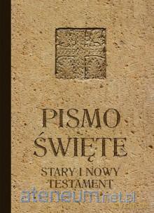 Pismo Święte ST i NT wielkie beż z brązem [KSĄŻKA]