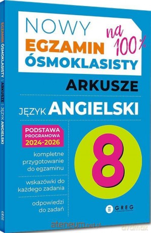 Egzamin ósmoklasisty - język angielski arkusze [KSIĄŻKA]