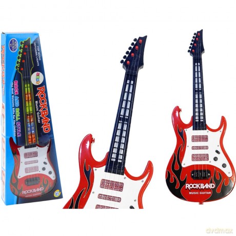 Gitara elektryczna czerwona