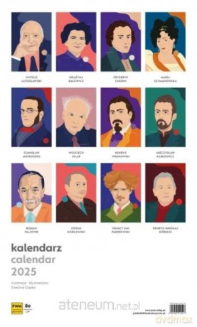 Kalendarz 2025 ścienny [KALENDARZ]
