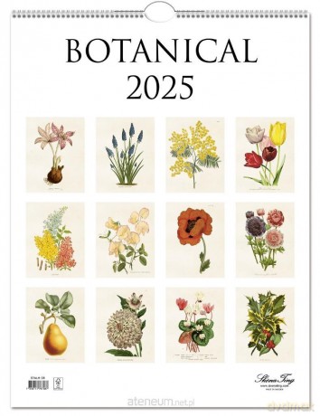 Kalendarz 2025 ścienny Botanika rośliny natura [KALENDARZ]