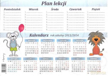 Plan lekcji - Mysz, Lew [SZKOŁA]