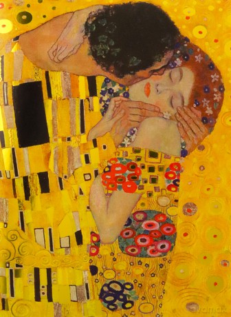 Karnet B6 Pocałunek Gustav Klimt