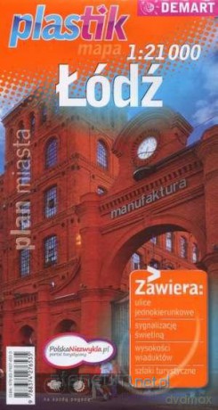 Plan miasta - Łódź PLASTIK [KSĄŻKA]