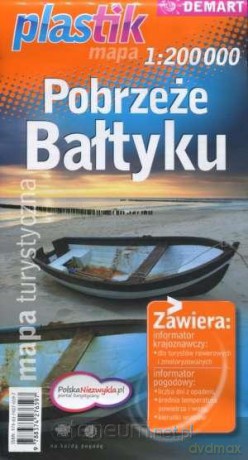 Plan miasta - Pobrzeże Bałtyku PLASTIK [KSĄŻKA]