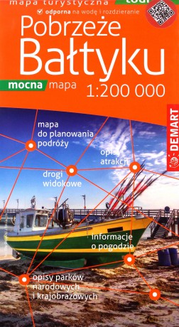 Plan miasta - Pobrzeże Bałtyku PLASTIK [KSĄŻKA]