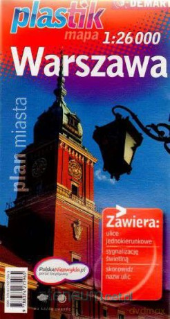 Plan miasta - Warszawa PLASTIK [KSĄŻKA]