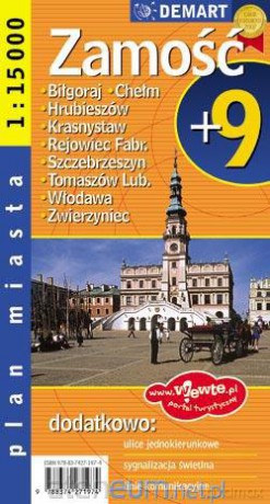 Plan Miasta Chełm/Zamość + 9 Miast 1:20 000 [KSĄŻKA]