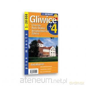 Plan Miasta Gliwice + 4 Miasta 1:20 000 [KSĄŻKA]
