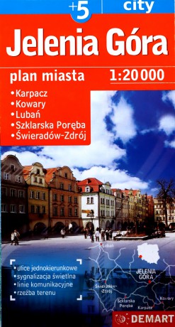 Plan Miasta Jelenia Góra Plus 5 [KSĄŻKA]