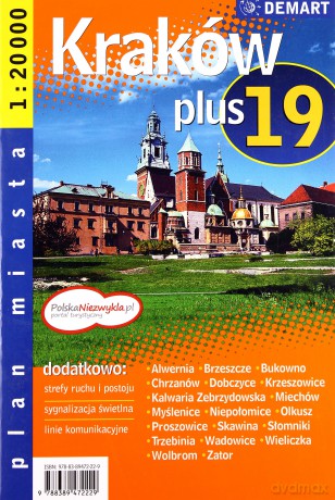 Plan Miasta Kraków + 24 Miasta 1:20 000 [KSĄŻKA]