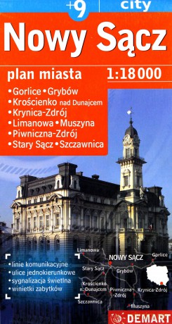 Plan Miasta Nowy Sącz/Stary Sącz 1:20 000 [KSĄŻKA]
