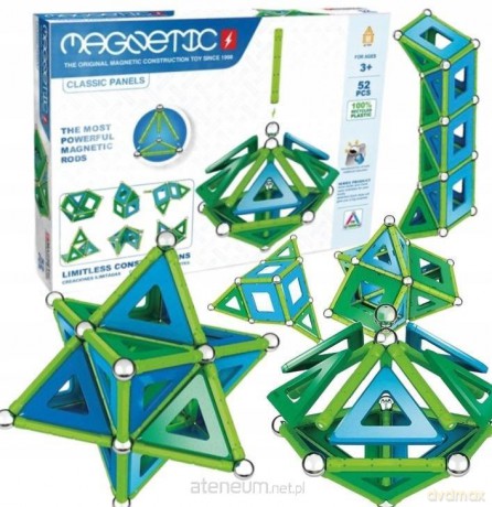 Klocki magnetyczne 52el [KLOCKI]