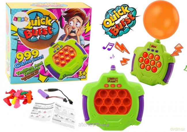 Konsola Pop-It elektroniczna wybuchające balony [GRA]